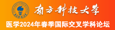 粉嫩性爱免费视频南方科技大学医学2024年春季国际交叉学科论坛